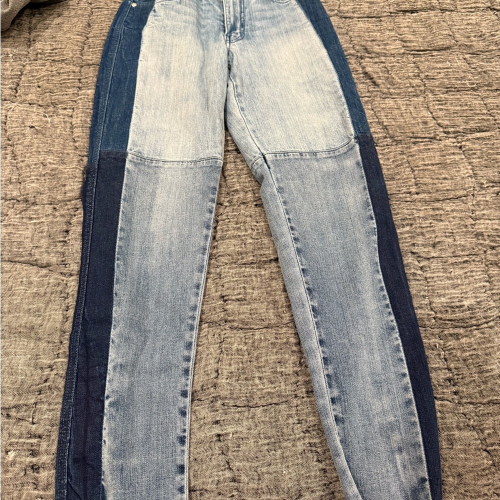Two-Tone Blue Jeans